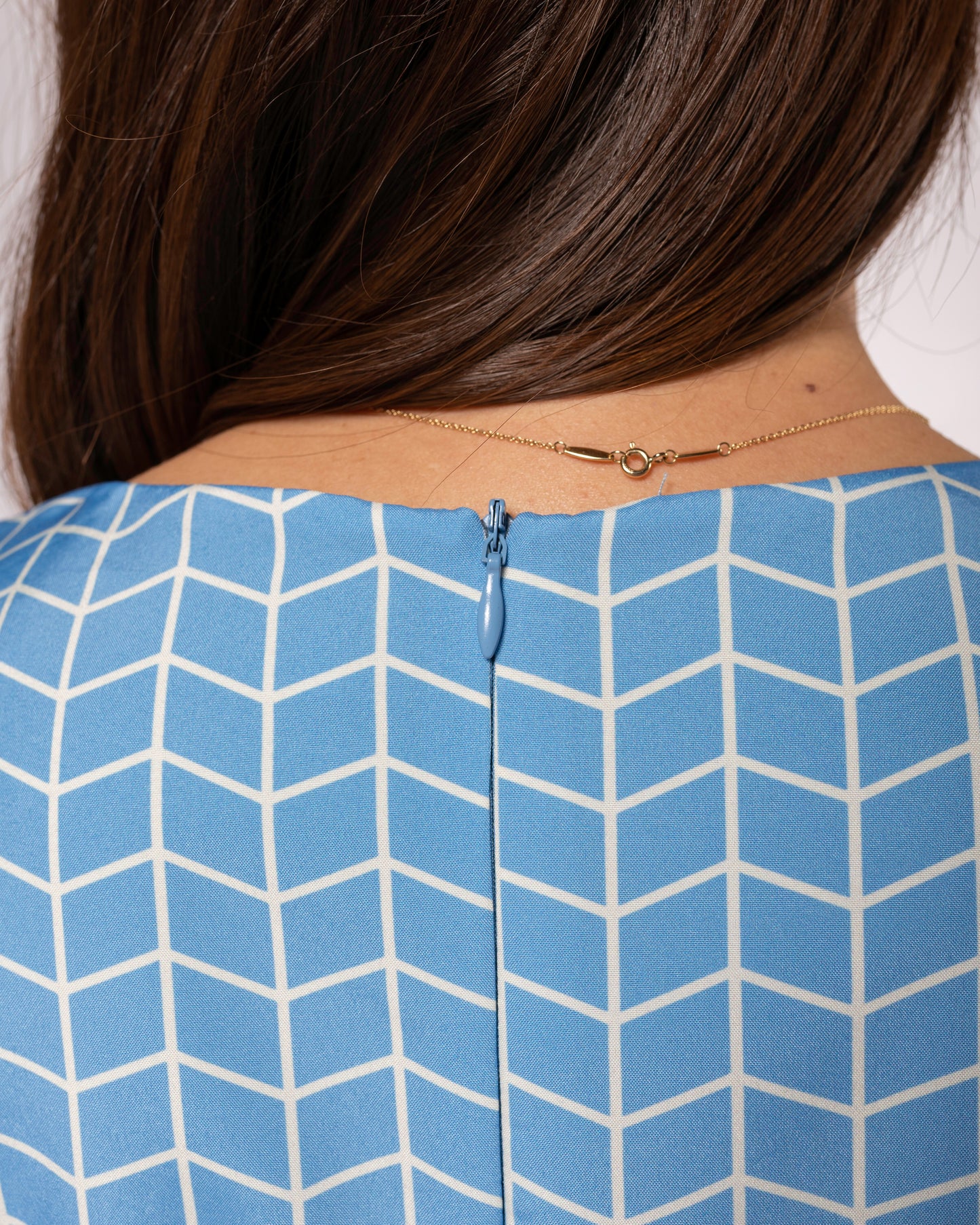 Geo drop waist dress