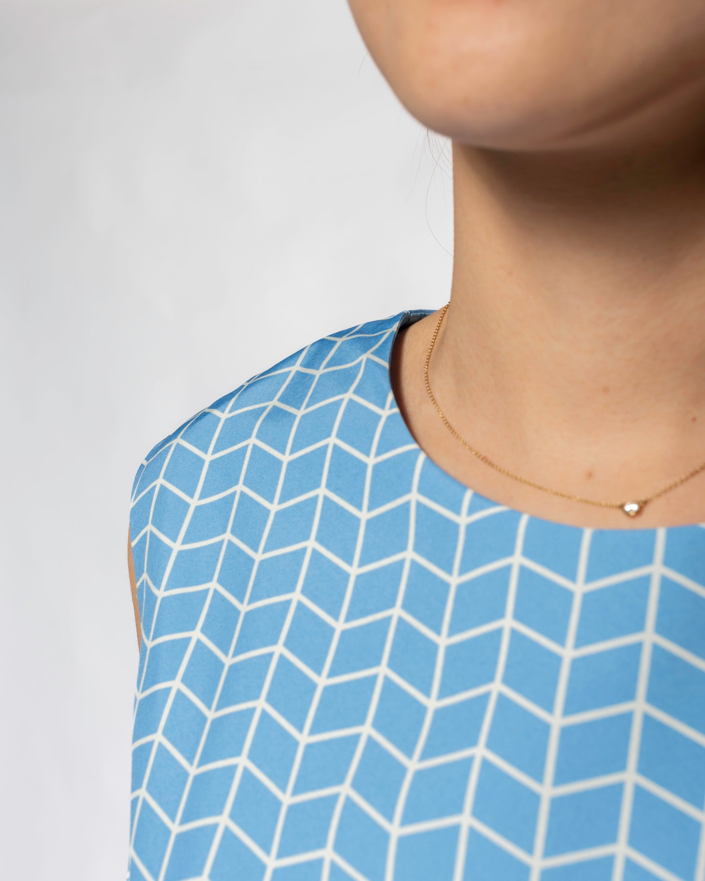 Geo drop waist dress