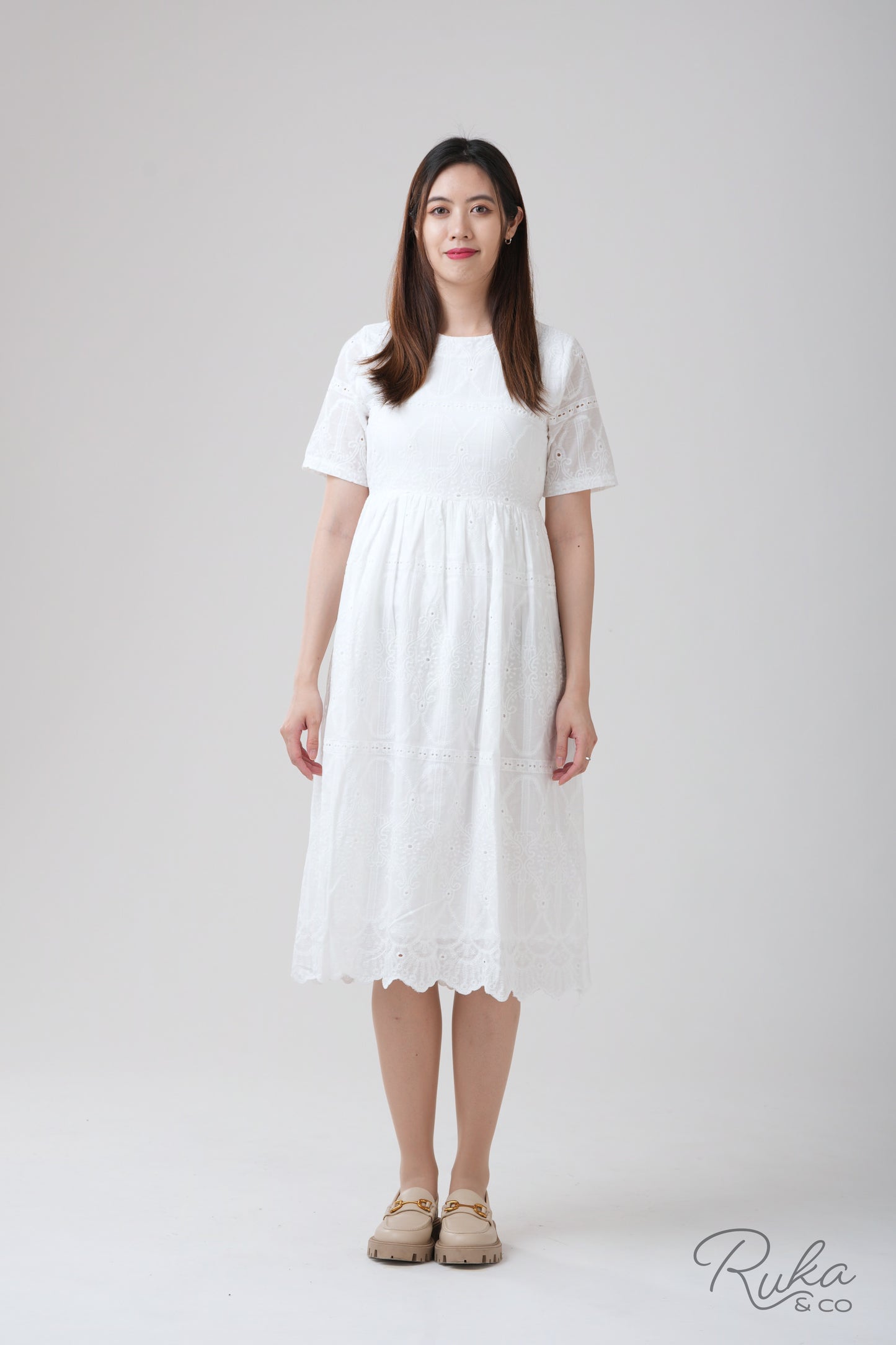 Cottage Blouson Dress