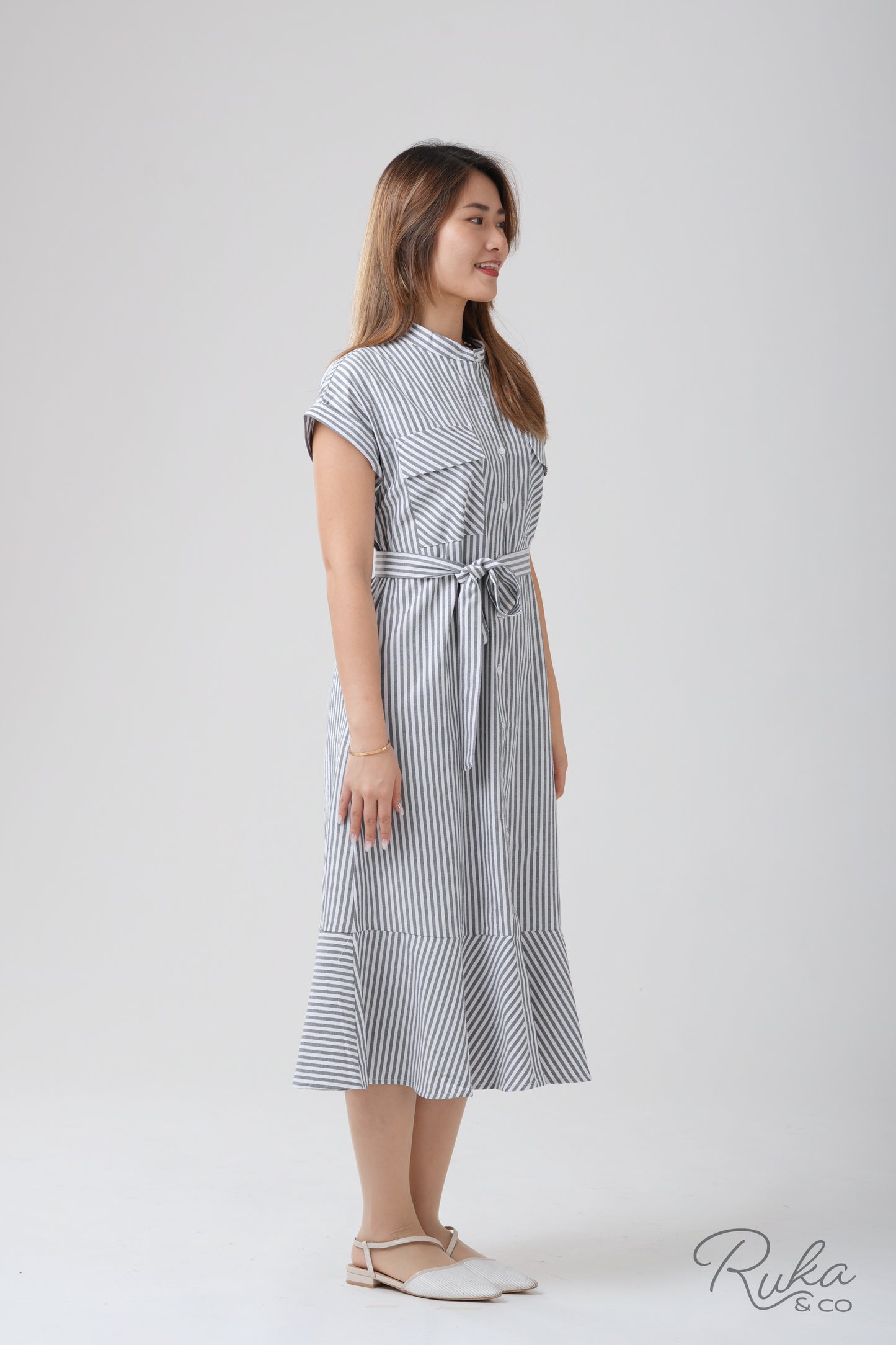 Seattle Belted Drop Waist Dress