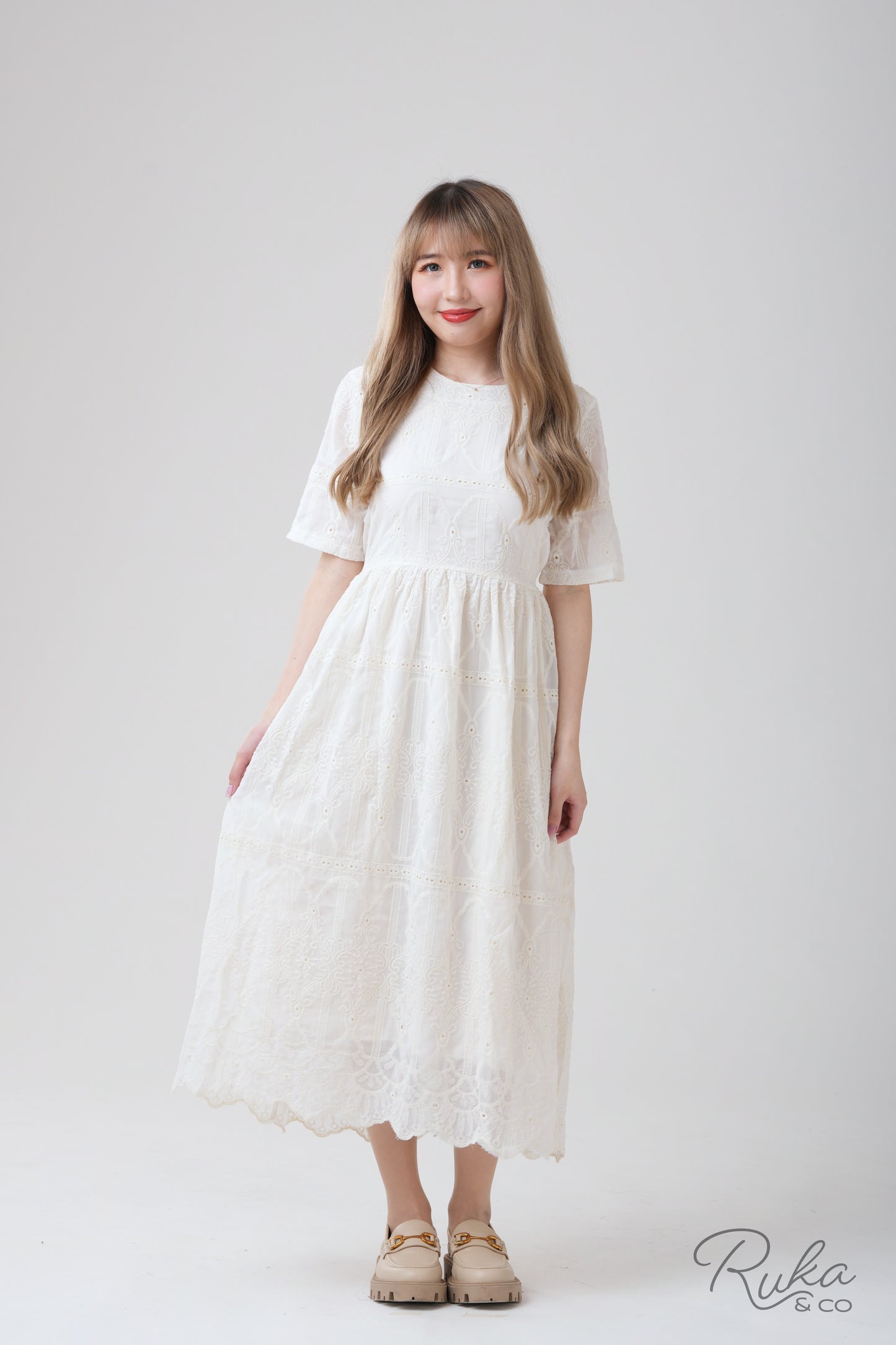 Cottage Blouson Dress