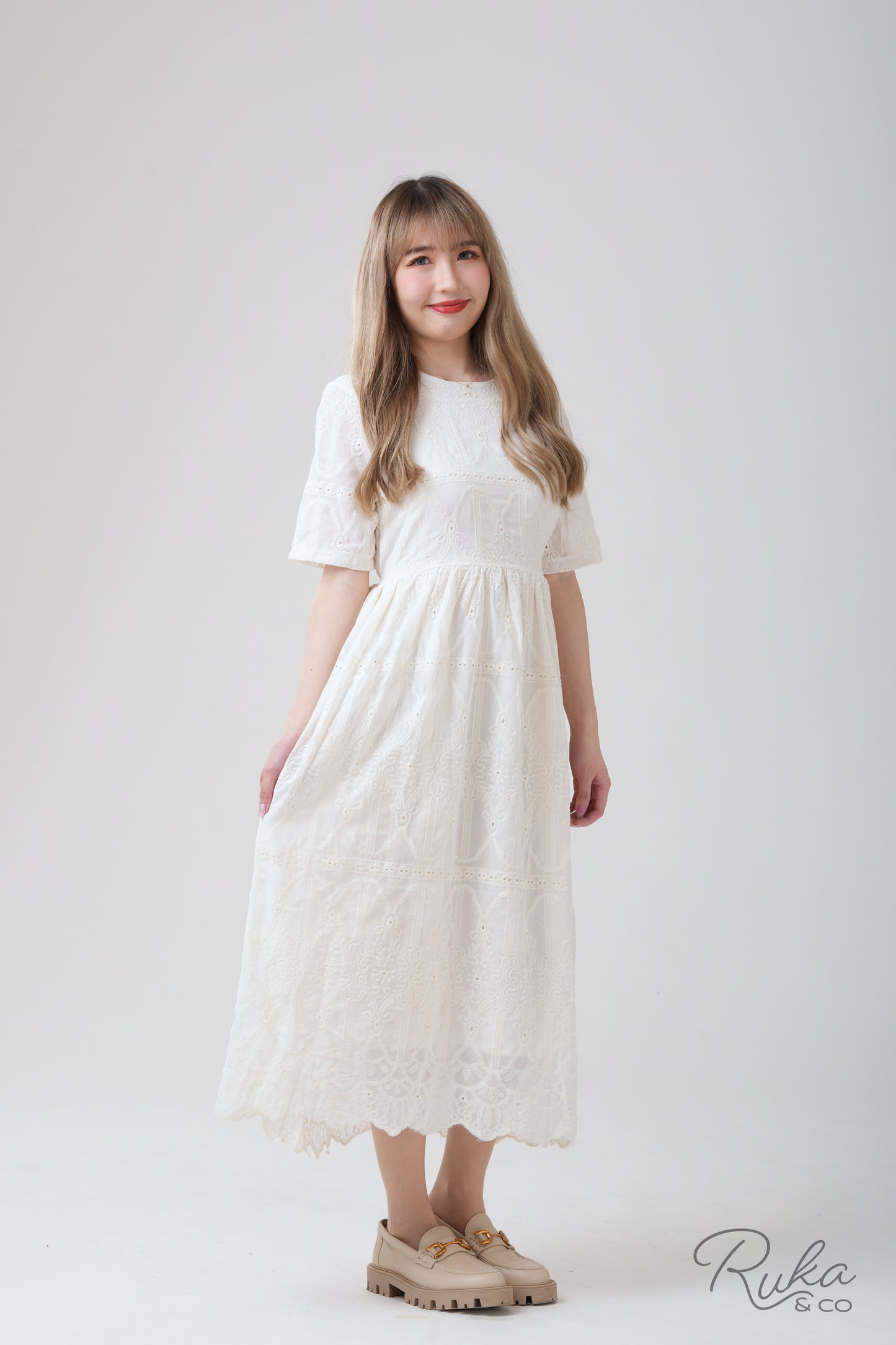 Cottage Blouson Dress